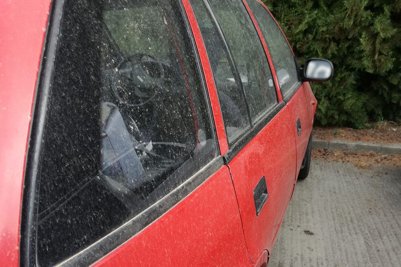 szaharai por, saras eső