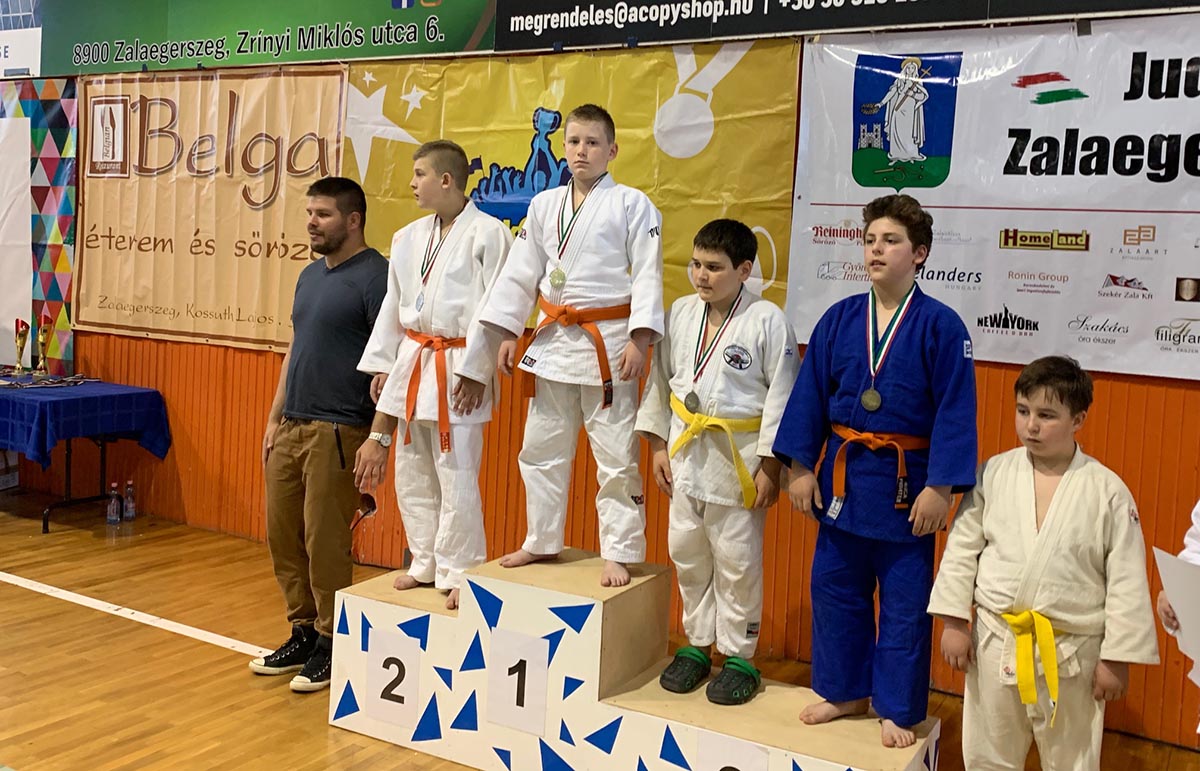 A BM Kano Judo SE versenyzője, Perecz Márk kétszeres diákolimpiai bajnok