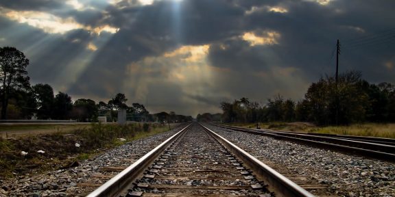 vasútállomás, vonat, vasút, vasútvonal