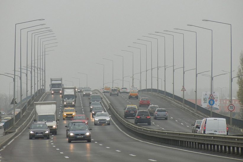 sűrű köd, környezetvédelmi, közúti, köd, közlekedés, időjárás