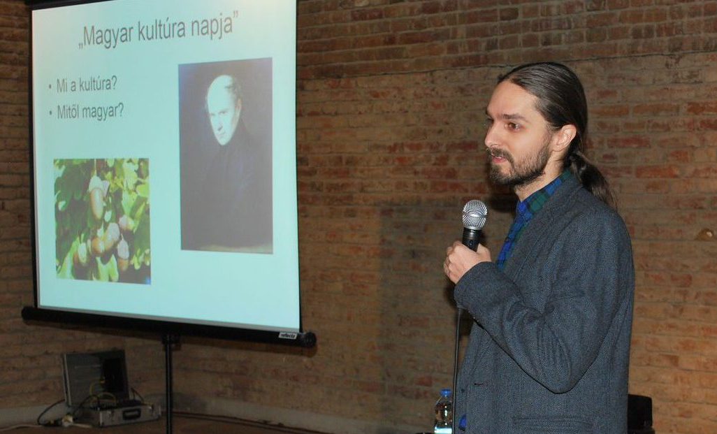 A kultúra, a magyar kultúra témájában tartott előadást Nagy-Laczkó Balázs régész