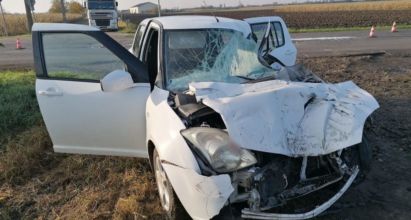 baleset Mezőberénynél, közlekedési baleset