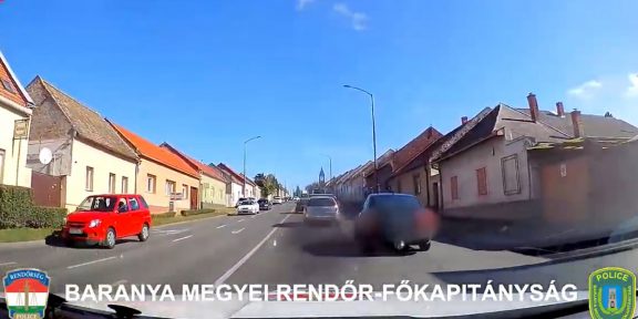 autós üldözés, Pécs, police hírek