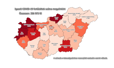 Békés megyei fertőzöttek jan 22