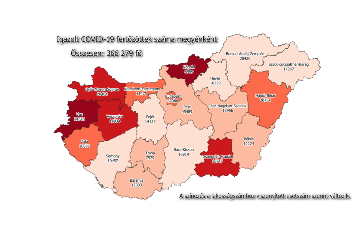 46 fővel emelkedett a beazonosított fertőzöttek száma Békés megyében