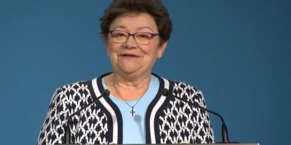 Müller Cecília sajtótájékoztató