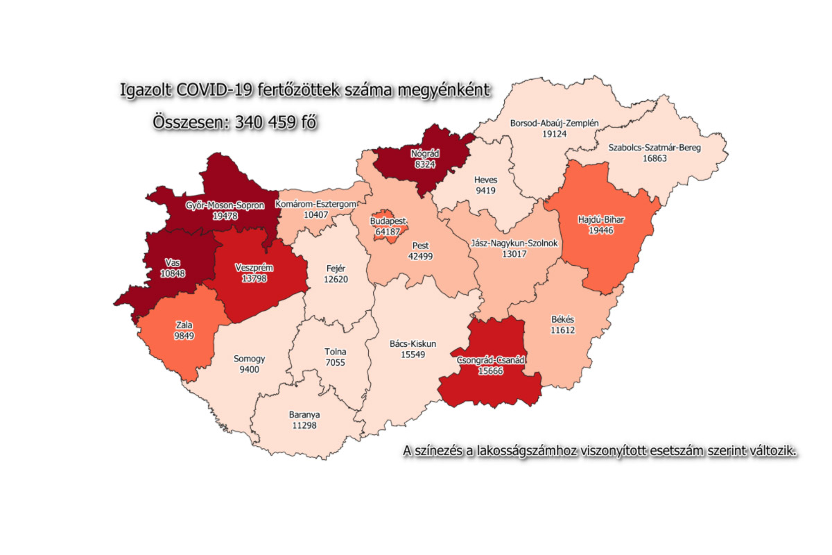 59 fővel emelkedett a beazonosított fertőzöttek száma Békés megyében