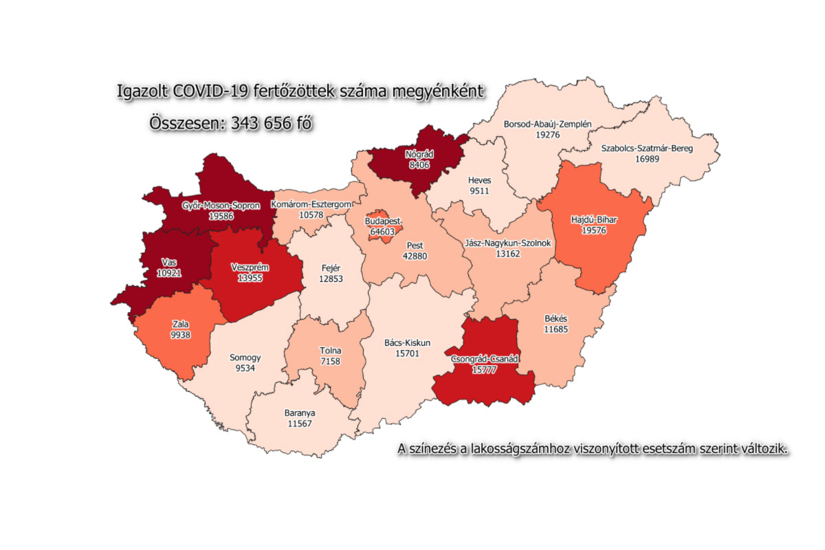 32 fővel emelkedett a beazonosított fertőzöttek száma Békés megyében