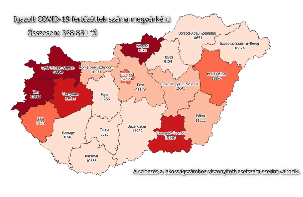 11222 főre emelkedett az igazolt fertőzöttek száma Békés megyében