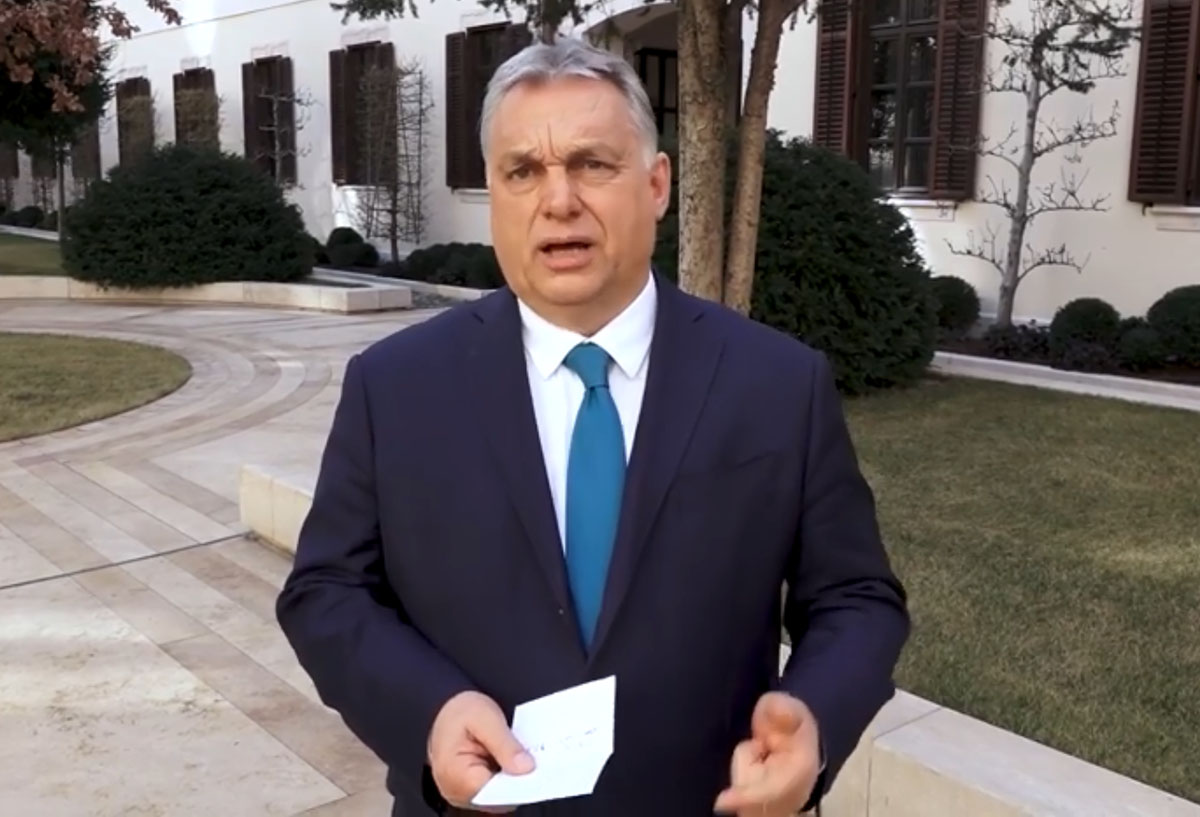 Orbán: az egész járvány legnehezebb két hete jön