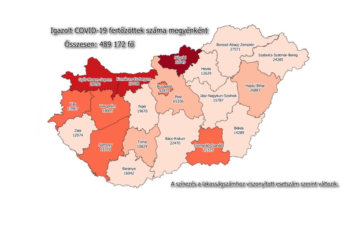 144 fővel emelkedett a beazonosított fertőzöttek száma Békés megyében