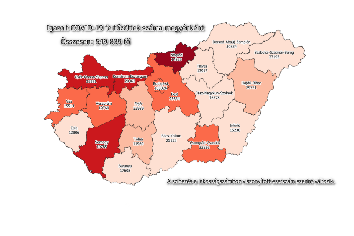 Rendkívüli módon megugrott a fertőzöttek száma Békés megyében
