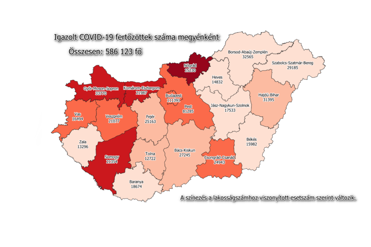 113 új fertőzöttet regisztráltak Békésben