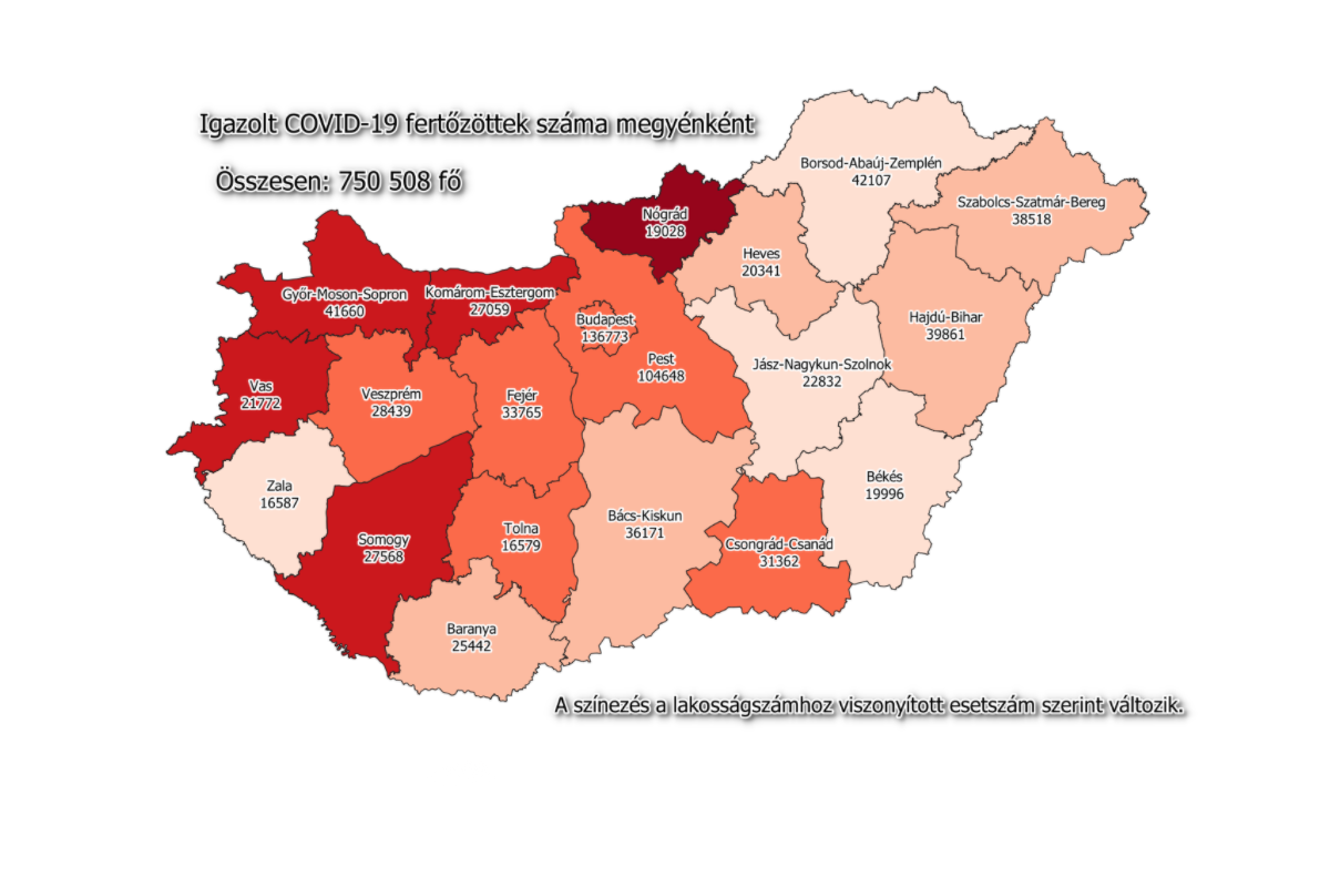 Tovább emelkedett a fertőzöttek száma Békés megyében