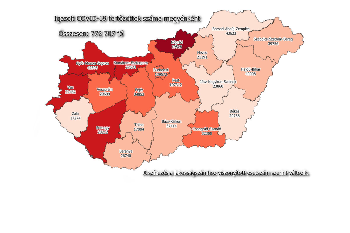 40 új fertőzöttet regisztráltak Békés megyében