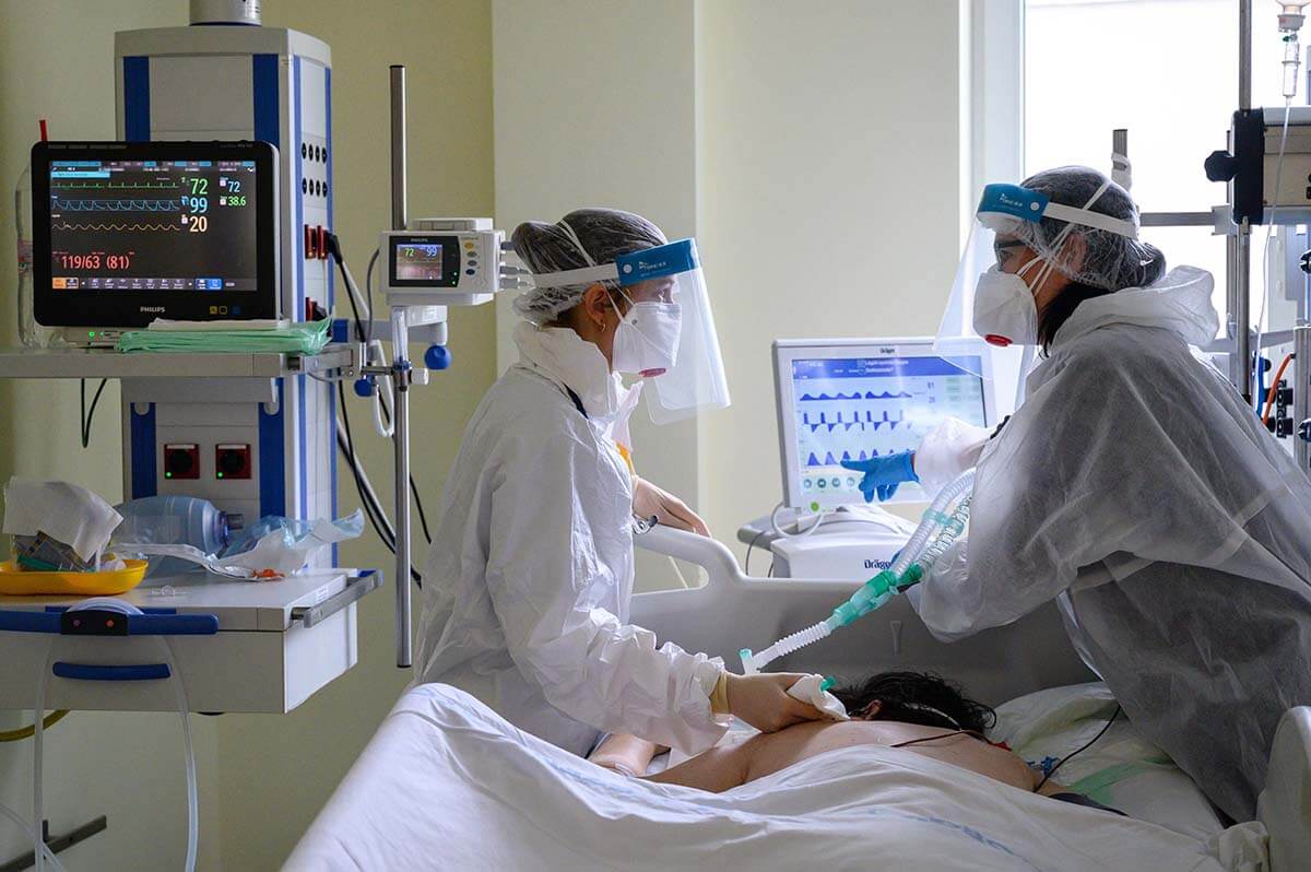 Ukrajnában jelentősen csökkent az új betegek száma