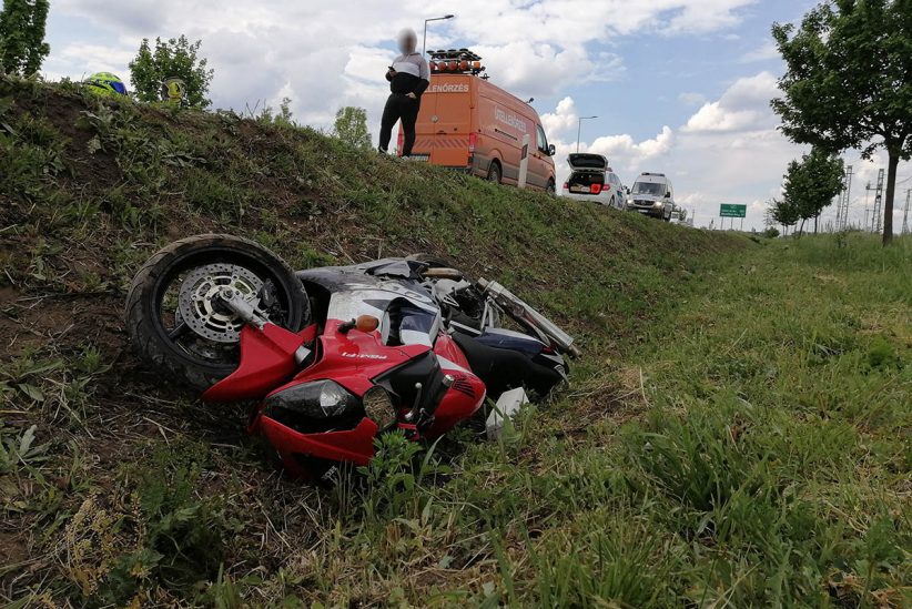 motoros baleset a 47-es főúton