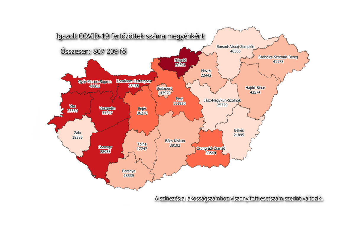 Így változott a beazonosított fertőzöttek száma Békés megyében
