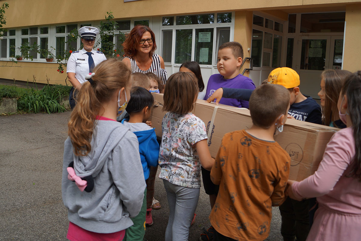 Átvették nyereményüket a gyerekek, Lencsési Általános Iskola