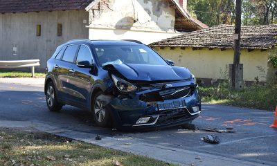 dobozi úton kukásautónak ütközött, Békéscsabai baleset
