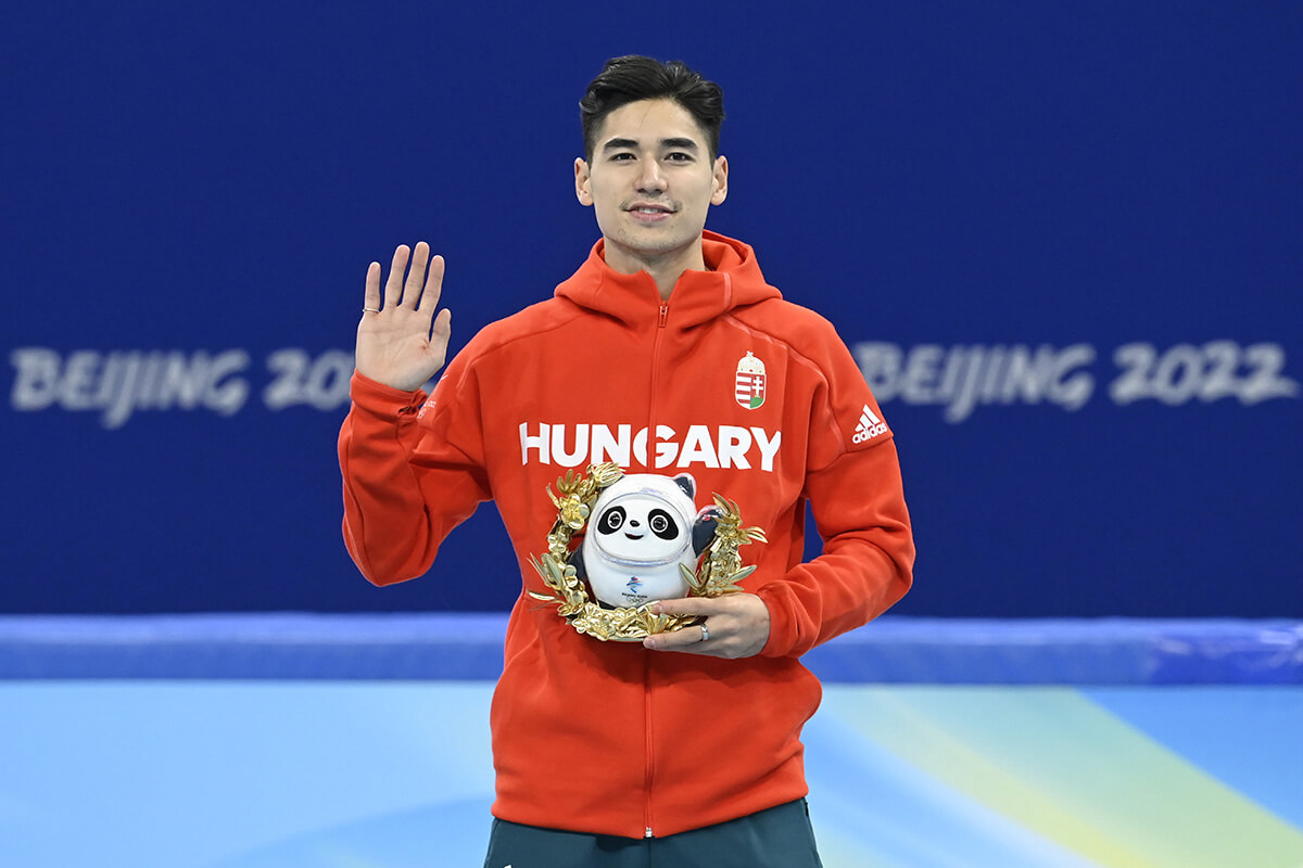 Liu Shaoang bronzérmes 1000 méteren
