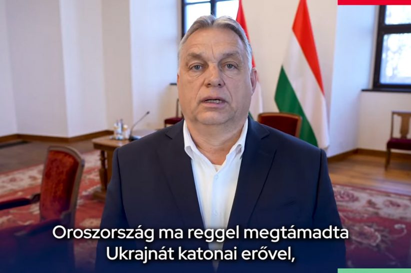 Orbán Viktor a háborúról