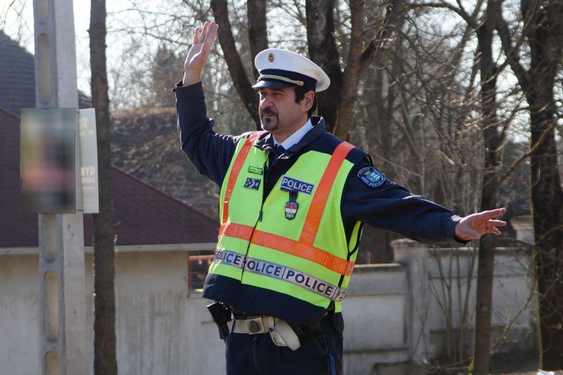 rendőri ellenőrzés, speedmarathon