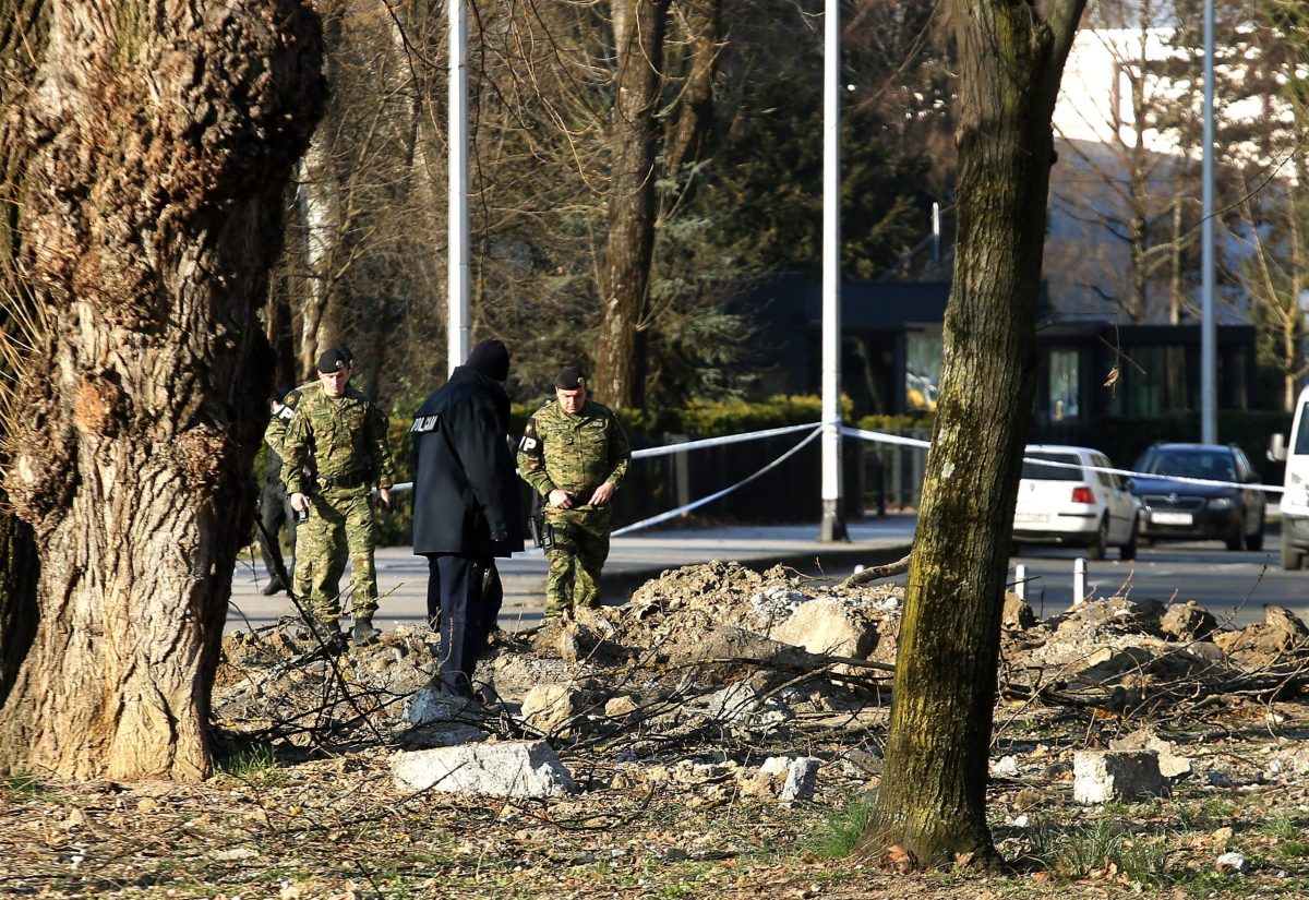 Légibomba maradványaira bukkantak a Zágrábban lezuhant drónon