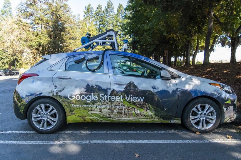 google autó, street view