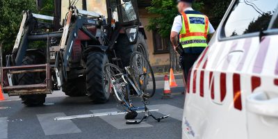 Traktoros ütött el kerékpárost Békéscsabán