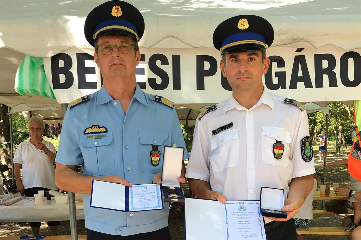 Polgárőrök és rendőrök részesültek elismerésben