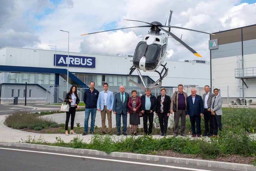 A gyulai Airbus gyárban tett látogatást a Békés Megyei Kereskedelmi és Iparkamara elnöksége