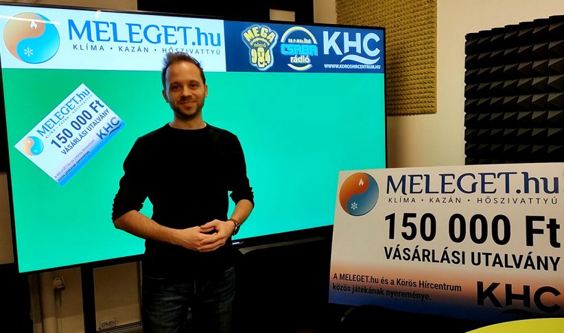 Kisorsoltuk a 150.000 forint értékű MELEGET.hu vásárlási utalvány nyertesét!