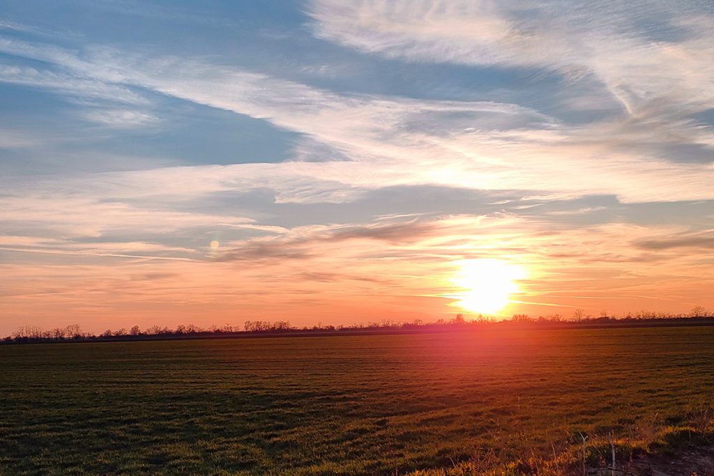 naplemente, időjárás, napsütés, kánikula