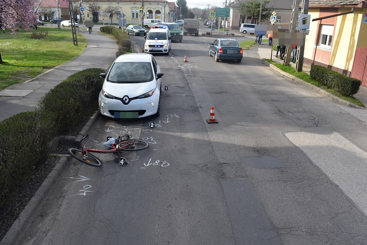 Biciklisek sérültek meg Gyomaendrődön és Szarvason