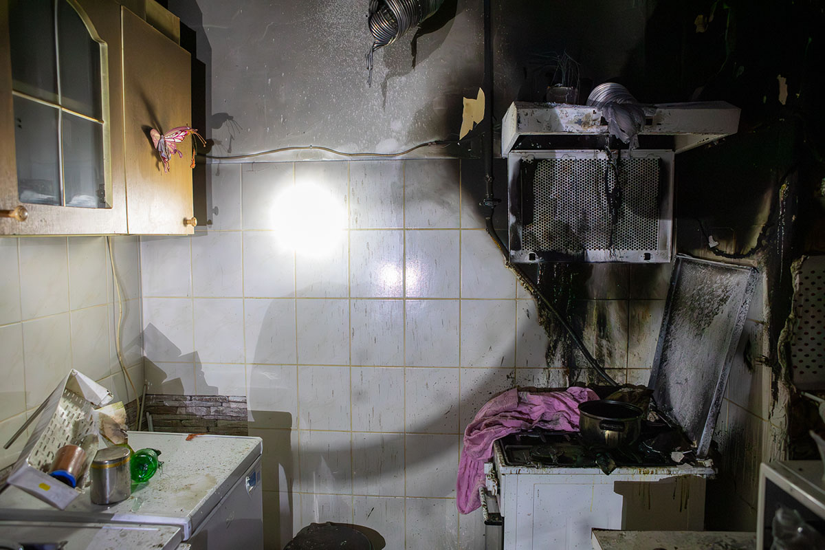 Egy családi ház konyhájában keletkezett tűz Békésen