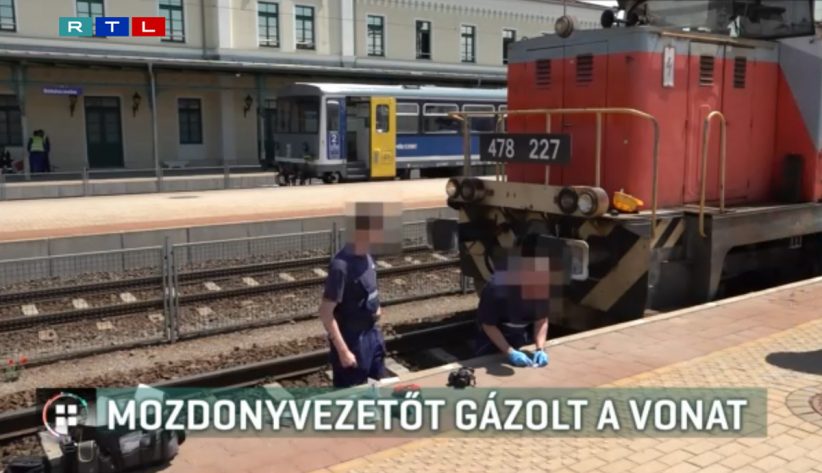 gázolt a vonat Békéscsabán