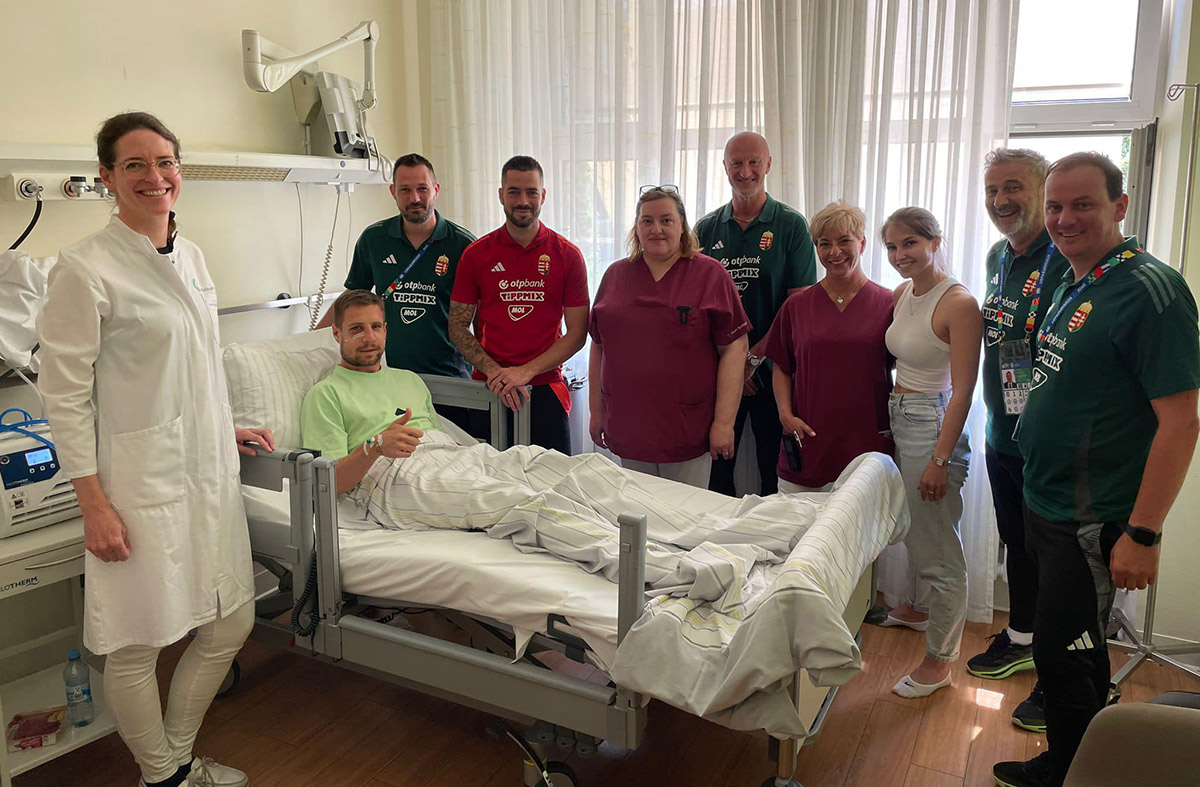 Rossi és Botka is meglátogatta Vargát a stuttgarti kórházban