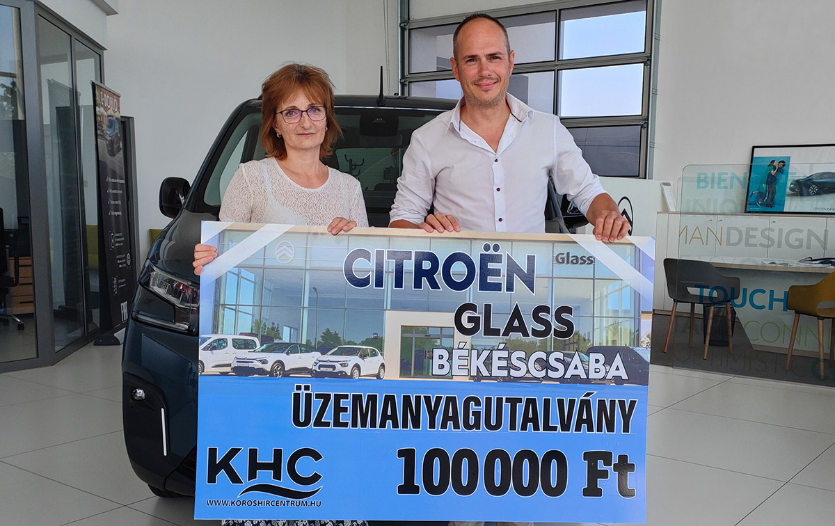 Citroën Glass autószalon nyereményjáték