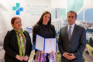 új igazgató orosházi kórház, Dr. Bozsár Stefánia