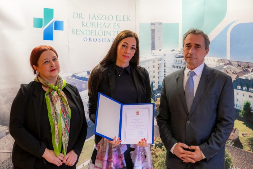 új igazgató orosházi kórház, Dr. Bozsár Stefánia