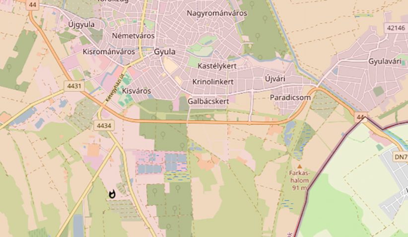 kigyulladt tanya Gyulán