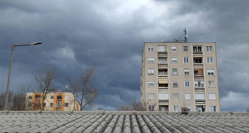 időjárás, felhő, eső, tavasz