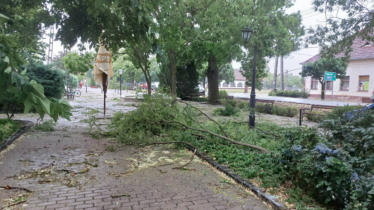 vihar pusztított Békésben