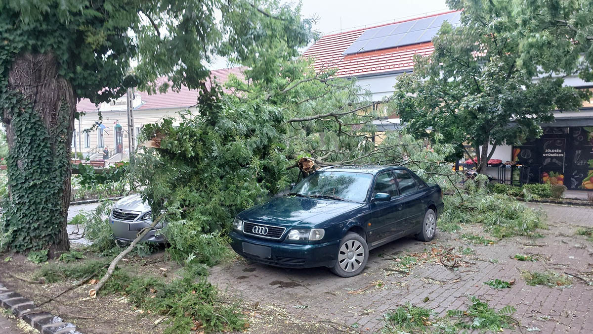 vihar pusztított Békésben