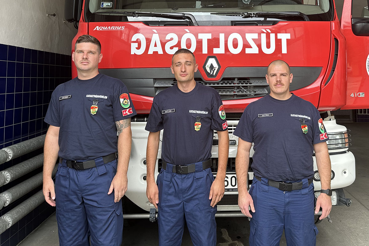 Új tűzoltók csatlakoztak a gyulai parancsnoksághoz