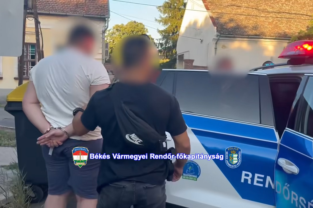 Droggal fizetett a fuvarért – bilincs kattant Orosházán