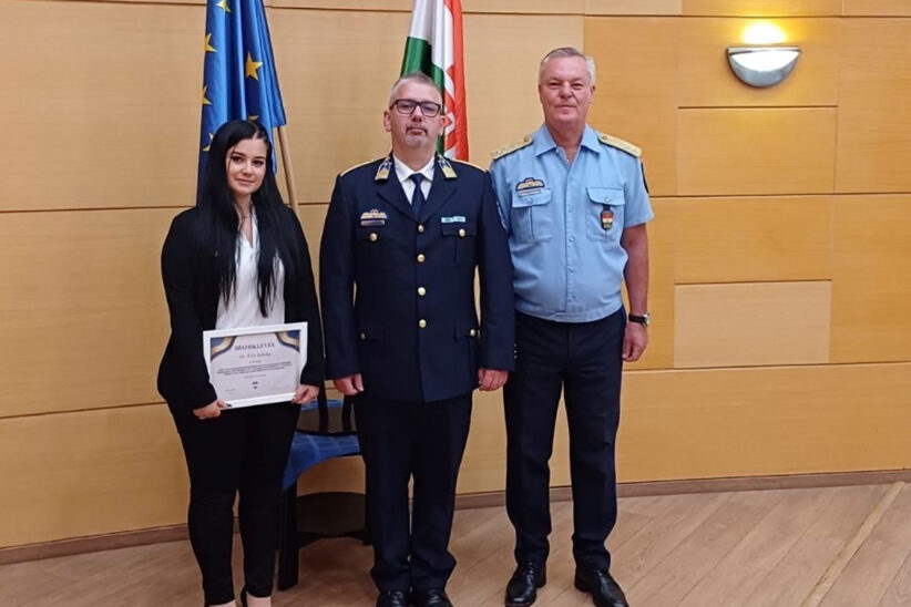 Békés vármegyei rendőrök kitüntetés