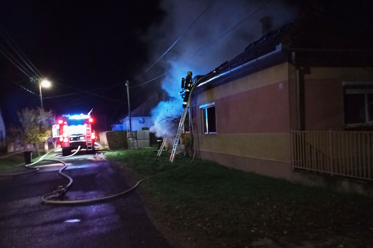 Hatalmas tűt pusztított Sarkadon hétfő hajnalban