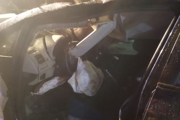 Traktor és személyautó karambolozott Csárdaszállás